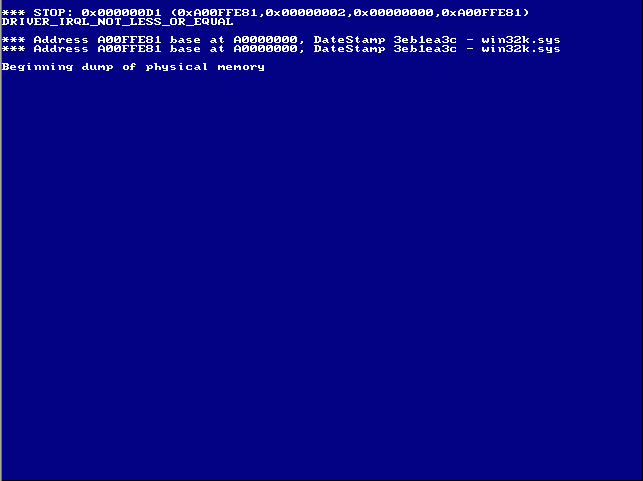 bsod ntoskrnl.wrong.symbols.exe