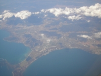 Pohled z letadla - Hyéres