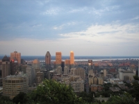 Pohled na centrum Montrealu